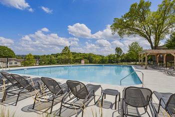 Swimming pool with pergola